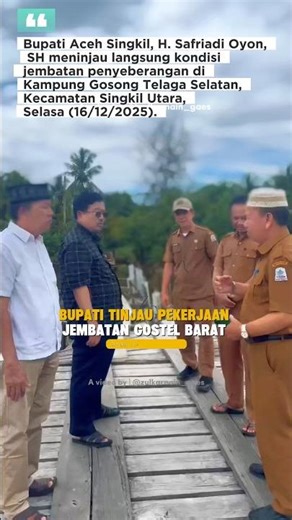 The Regent Inspects a Damaged Bridge Hit by Floods