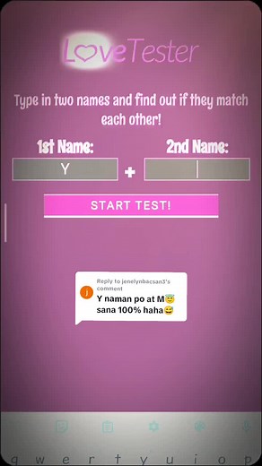 Interactive Love Tester Game: Find Your Match