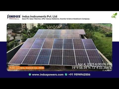 250KW Solar Panel Installation for Mahavitaran, Kalyan Circle 1 #induspowers