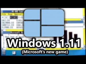 Windows 1.11 - The Lost Version... Kinda (Microsoft's New Game)