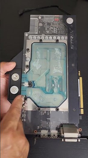 Cleaning a GPU Water Block