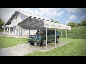 12 x 20 x 7 - Classic Carport - Roof Only