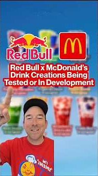 This McDonald's x Red Bull Menu is UNREAL 🔥🥤 #mcdonalds #redbull