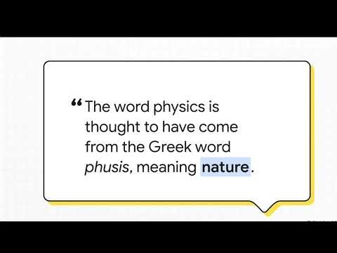 Grade 9 Physics | Chapter 1 | Physics and Human Society