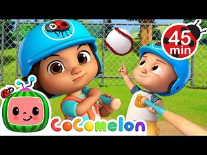 Baby Baseball Match! Who Will Win? ⚾🏏 Sports for Kids + More CoComelon Nursery Rhymes & Kids Songs