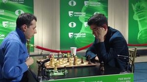 🇺🇸 Aleksandr Lenderman (2621 Elo) defeats 🇺🇿 Nodirbek Abdusattorov (2740 Elo) in Round 3 of the FIDE World Rapid Championship! | FIDE - International Chess Federation