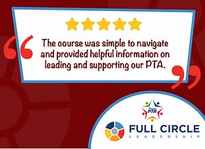 19 reactions · 4 comments | From a Full Circle Graduate - "The course was simple to navigate and provided helpful information on leading and supporting our PTA." Start your journey on the road to becoming a well-rounded leader and unlock your full leadership potential today! ⚡️ Visit www.txpta.org/leadership for more info! | Texas PTA | Facebook