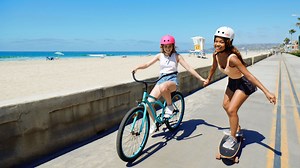 Take a trip down the coast for some quintessential San Diego vibes on the boardwalk of Mission Beach and Pacific Beach. Bike, skate, rollerblade, walk, jog ... it’s all awesome. | Visit San Diego