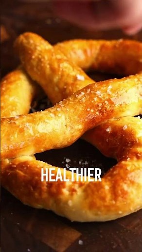 Easy Diet Giant Pretzel‼️ #Shorts #ytshorts #HighProtein #HealthyPretzel #YogurtDough #HealthyBagel