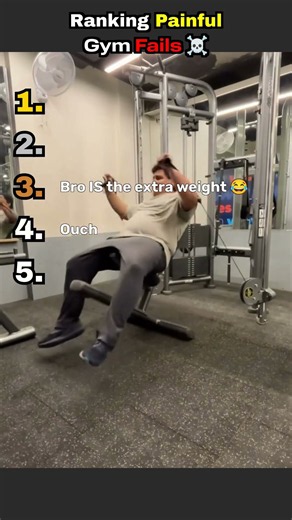 Never do this at the gym 🚫 #gym #fitness #fails