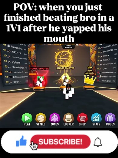 POVwhen you finally beat bro after yapping #roblox #fyp #viralshort #basketballzero #robloxedit