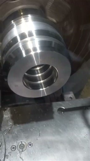 Threading gland #machine #cncsoftware #gearcutting #cnc #lathemachine #lathe ❤️ 😍 💖
