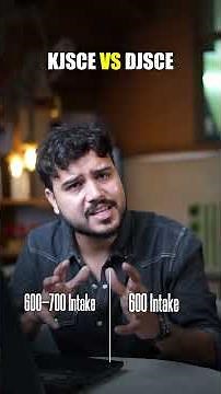 KJSCE vs DJSCE - Which Mumbai Engineering College is Better? #shorts