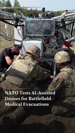 NATO Tests AI Rescue Drone Capable of Battlefield Evacuations | Subscribe to Firstpost