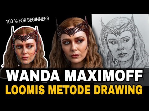 WANDA MAXIMOFF - LOOMIS METHOD For Beginners