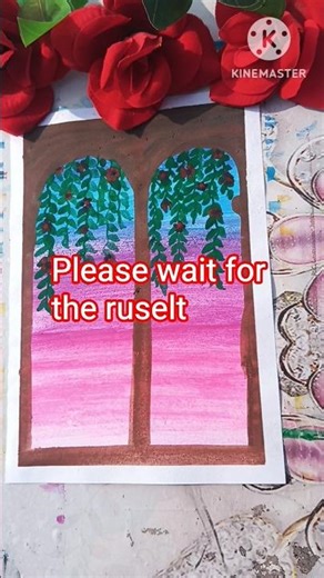 Sunset View Painting #pintings #crafts #shortvideo #song #terendingsong #trendingshorts #trending