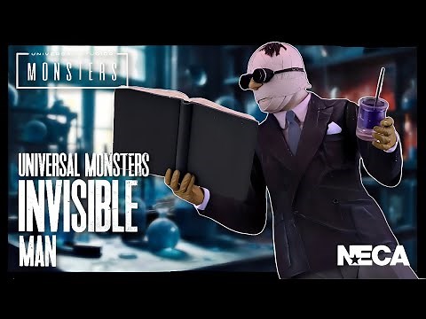 NECA Universal Monsters The Invisible Man Figure ‪@TheReviewSpot‬
