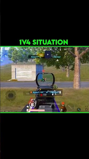 1v4 wait for end #bgmi #bgis