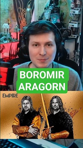 Aragorn and Boromir revisit a pivotal scene from the Lord of the Rings trilogy #lotr