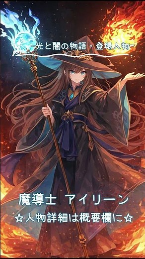 光と闇の物語・魔導士 アイリーン #shorts #bgm #japanesesoundtrack #music #音楽小説