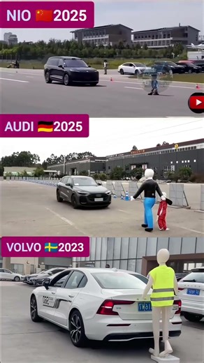 Automatic braking test: vs. Volvo vs Audl vs Tesla