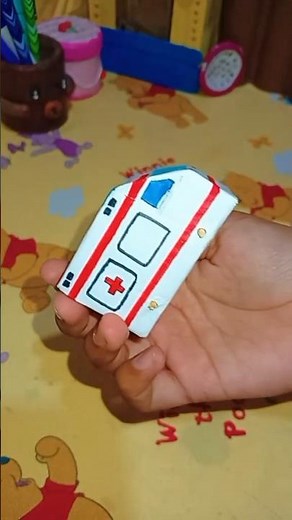 🚑 DIY Mini Ambulance Craft | Easy Paper Ambulance