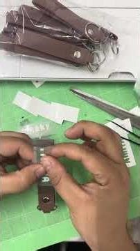 DIY Personalized Leather Keychain | Easy & Profitable Craft Idea