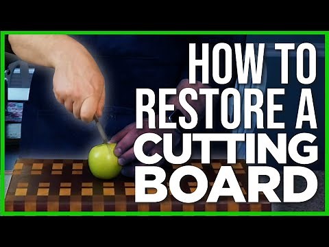 How to Restore a Cutting Board - Step-by-Step Process