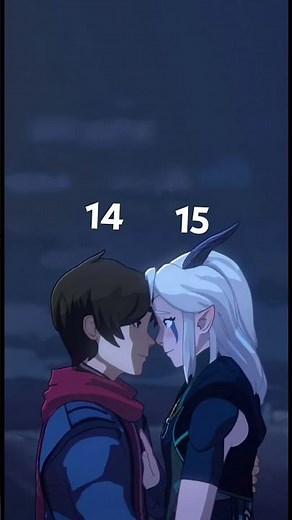 #the dragon prince #the dragon king Rayla and Callum ,,all this ears Raylum love story"