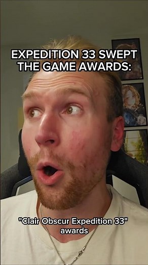 EXPEDITION 33 SWEPT THE GAME AWARDS #shorts