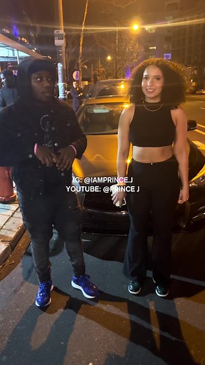 THE QUICKEST INTERVIEW I PROBABLY EVER DID😂😳…SHE TRIPPED AT THE END😬… | Prince J