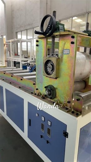 Plastic embossing machine