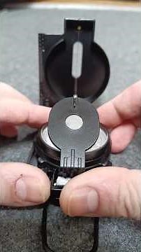 How to use a military style compass for sighting #howto #helpfulguide