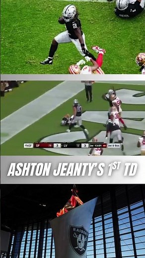 Raiders Rookie Ashton Jeanty Scores FIRST NFL TD!
