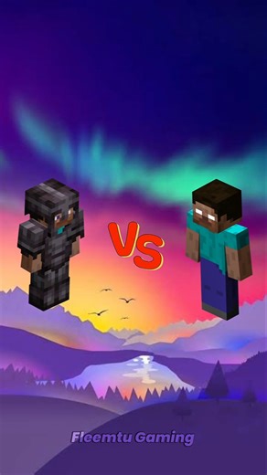 Netherite Armour vs All Mobs #shorts #minecraft