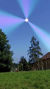 This is what it would look like if the sun exploded. First, these beautiful rays of light would shine across the sky | Factopia Universe | Facebook