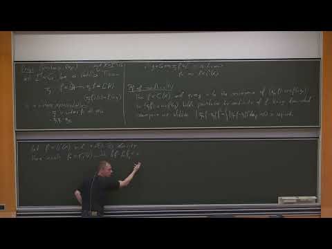 Lec 21 - Dynamical Systems and Ergodic Theory (ETH Zurich)