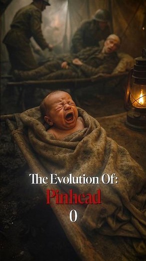 Evolution of Pinhead #pinhead #horror #halloween #scary #monster #history #evolution