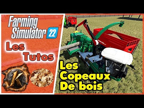 Tuto et Tableau Copeaux de bois sur FARMING SIMULATOR 22 #farmingsimulator22 #farming