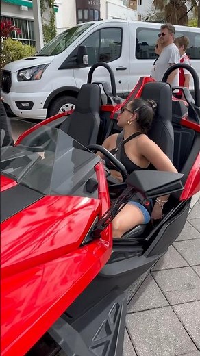 Polaris Slingshot-Open Air Roadster-3 Wheel Motorcycle #slingshot #miami #viral #viralvideo #shorts