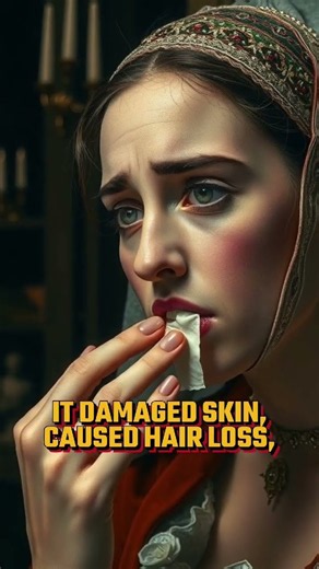 History fact: Queen Elizabeth I famously wore a pale white makeup made with lead to create the royal