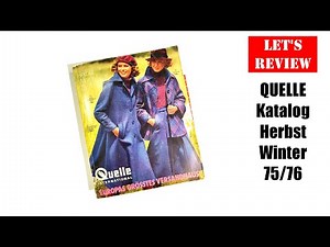 Let's review: QUELLE Katalog Herbst/Winter 75/76