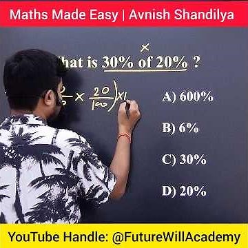What is 30% of 20%? Understanding Percentage of a Percentage | Viral Maths | #Shorts