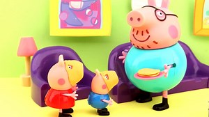 佩奇自己做好吃的故事 食品加工机玩具套装拆箱