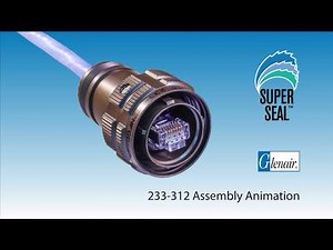 Glenair 233-312 Assembly Animation