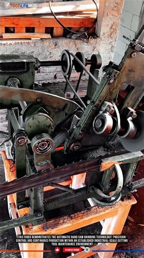 Automatic Band Saw Grinding Technology: Precision Control and Continuous Production #tech