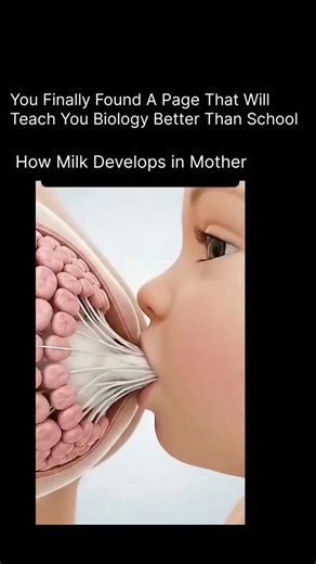 BIOLOGY | MEDICAL | HEALTH on Instagram: "🍼 How Milk Develops in a Mother’s Body 🩺 After childbirth, a mother’s body produces milk through a natural process called lactation. The hormone prolactin stimulates the milk glands in the breasts to produce milk, while oxytocin helps release it through the nipples when the baby suckles. The first milk, called colostrum, is rich in nutrients and antibodies that protect the newborn. With frequent feeding, the milk flow increases to meet the baby’s needs