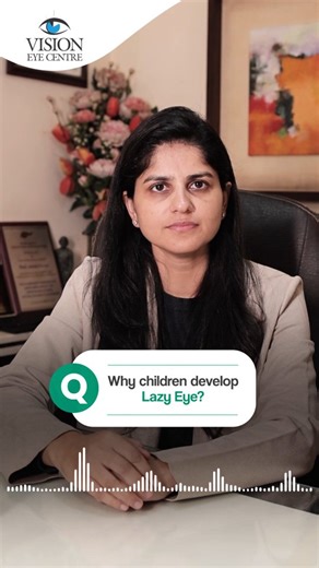 Vision Eye Centre | Lazy eye, medically known as Amblyopia, develops when one eye doesn’t get used properly during early childhood. This can happen due to... | Instagram