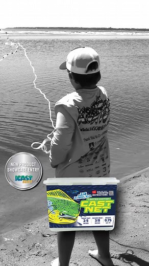 With every purchase of the Ahi JR Angler Series Cast Net, a portion of the proceeds directly helps fund more of the KCF kids fishing clinics Find out more with the Promar & Ahi USA Team at ICAST 2023 July 12th to July 14th. #KidsCanFish #ICAST #ICAST2023 #JuniorAngler #CastNet #CastNets #FishingTackle #Sportfishing #Fishing #KidsFishing #Ahi @kidscanfish | Promar & Ahi USA