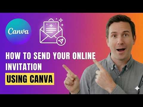 How to Send Your Online Invitation Using Canva | Easy Guide